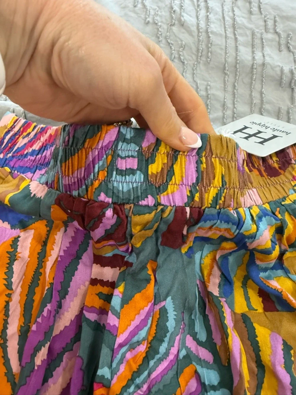 Haute Hippie Wide-Leg Printed Pants - Multicolor - Picture 10 of 11